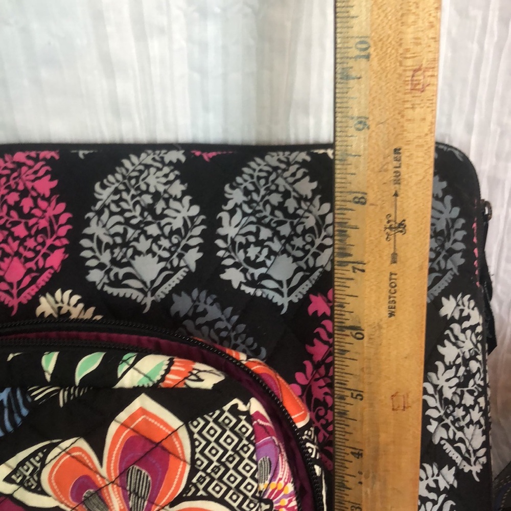 VERA BRADLEY lot 3 travel bags-tablet case, electronics cords storage & luggage - Picture 14 of 16